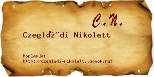 Czeglédi Nikolett névjegykártya